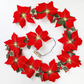 🌺Julstjärneblommig ljusslinga för juldekoration🌺