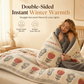 🛏️ 50 % RABATT NU! ❄️ Förtjockat dubbelsidigt vintertäcke i lammfleece & mjölksammet – varmt för höst och vinter – perfekt för kalla nätter ✨
