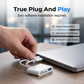 🔥⏳50% RABATT NU!📱5‑i‑1 Multiport Minneskortläsare, Dubbelkontakt Plug‑and‑Play, Stöd upp till 1TB för Snabb Filöverföring✨