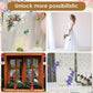 💐 50 % RABATT NU! ✨ Blomsterring i guldfärgad metall med träställ – rustik & elegant dekoration med LED-belysning 🕯️