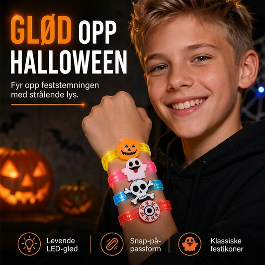 LED-armband för barn till Halloween
