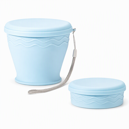 🔥50% RABATT NU! 🥤Hopfällbar silikonmugg – lätt att ta med & tålig ✨