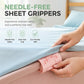 🔥50% RABATT NU! Nålfria lakanclips i 6 eller 10-pack, håller lakanet stadigt på plats utan nålar och skadar inte tyget 🛏️✨✅💥