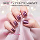 💅 50 % RABATT NU! ✨ All-in-One Cat Eye Nail Gel Pen 6-i-1 – bas, färg, förstärkning och överlack i en penna, med inbyggd magnet för cat eye-effekter och enkel applicering hemma 🧲