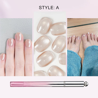 💅 50 % RABATT NU! ✨ All-in-One Cat Eye Nail Gel Pen 6-i-1 – bas, färg, förstärkning och överlack i en penna, med inbyggd magnet för cat eye-effekter och enkel applicering hemma 🧲