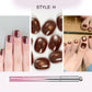 💅 50 % RABATT NU! ✨ All-in-One Cat Eye Nail Gel Pen 6-i-1 – bas, färg, förstärkning och överlack i en penna, med inbyggd magnet för cat eye-effekter och enkel applicering hemma 🧲